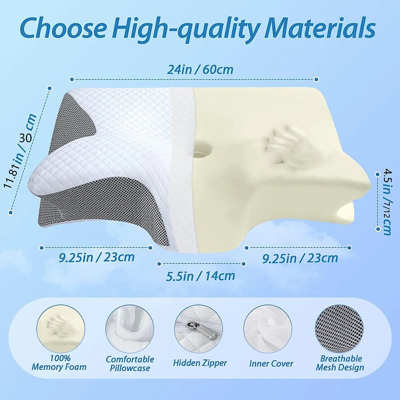 PosturePerfect Cervical Memory Foam Pillow