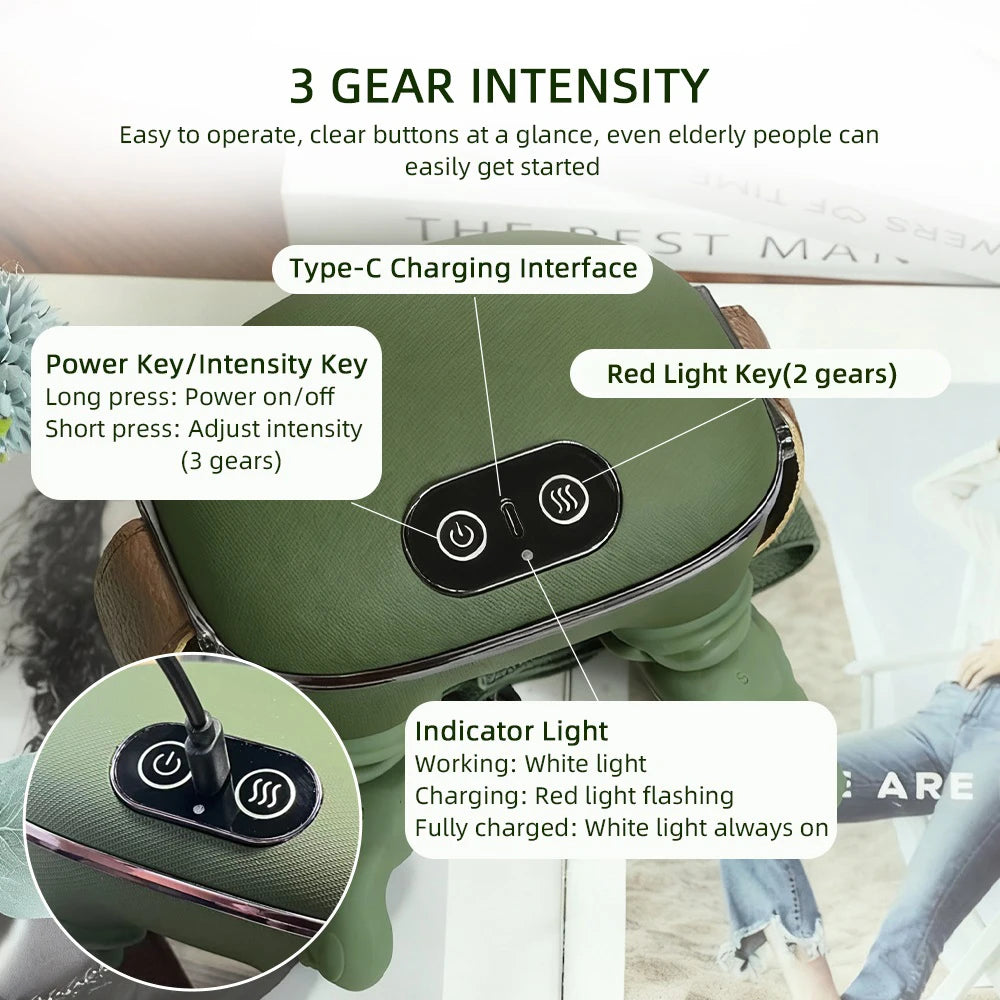 PosturePerfect Deep Tissue Cervical Massager with Hands-Free Strap