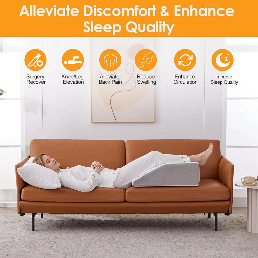 PosturePerfect Ergonomic Leg Elevation Wedge Pillow