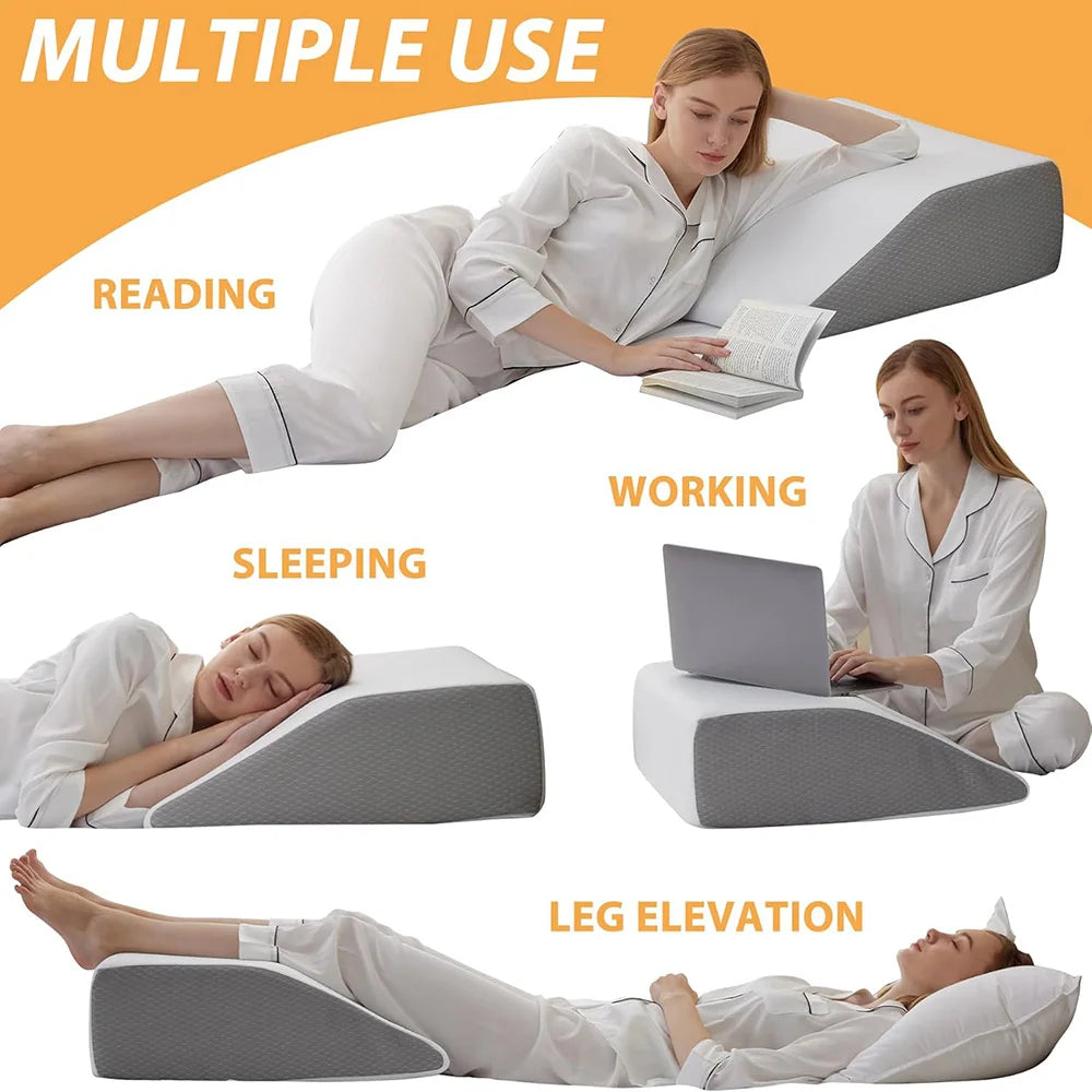 PosturePerfect Ergonomic Leg Elevation Wedge Pillow