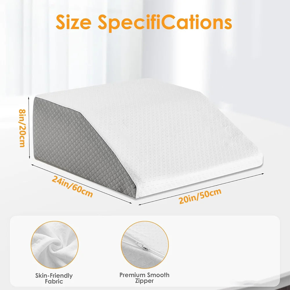 PosturePerfect Ergonomic Leg Elevation Wedge Pillow
